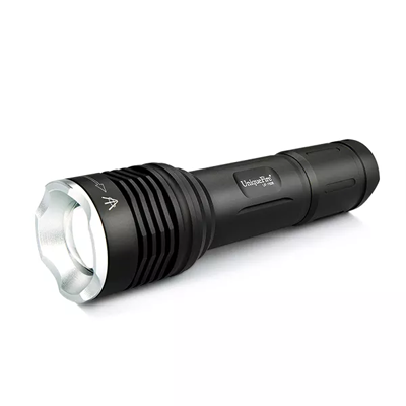 UF-1506 zoom rechargeable battery-operated bike flashlight cycle helmet light