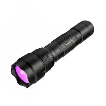 UF-502B UV Torch Dental Germs Detector Purple Light Counterfeit Money Check UV Flashlight