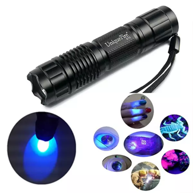 G10 UV 365nm High Performance Black Light 3W Curing Pet Urine Detection USB Rechargeable Blacklight Torches