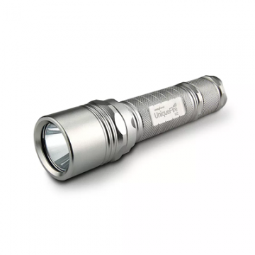UF-M2 1000lm 10W 18650 5modes 4.2V Waterproof Rechargeable Silver camping emergency lighting led light flashlight