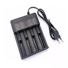 26650/18650/14500/16340 Universal 4 slots li-ion lithium battery charger with charging indicator