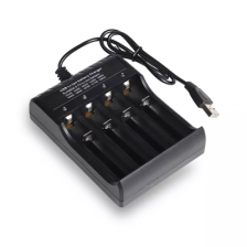 5V 3A USB 4 Slots Li-ion Battery Smart Charger